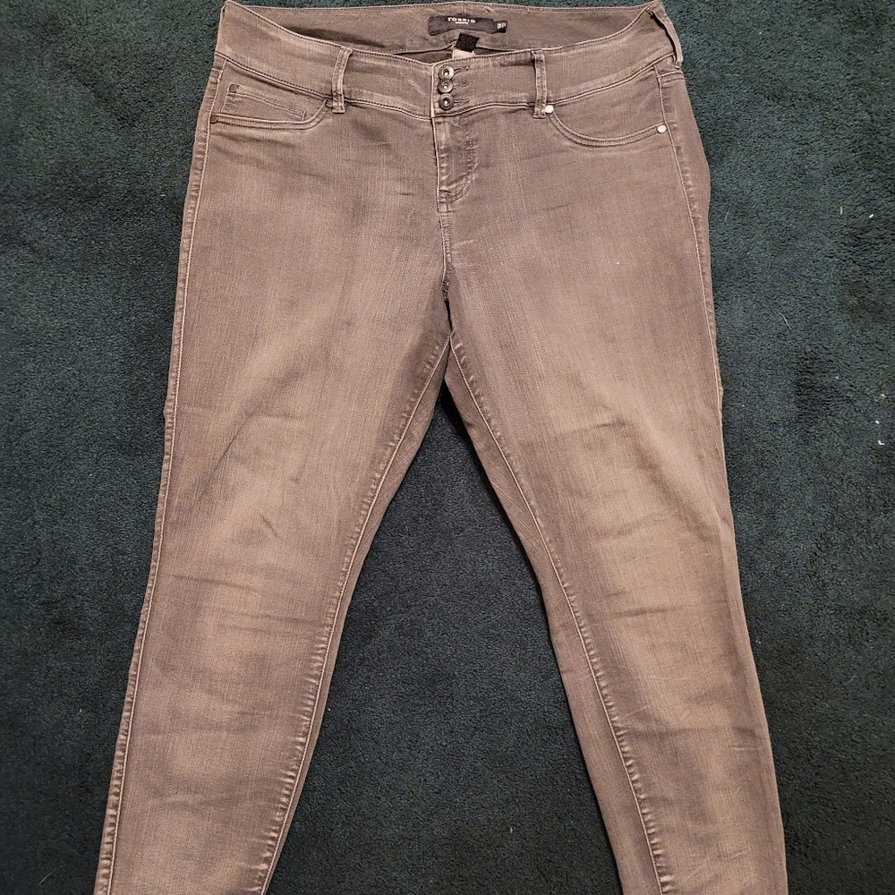 Stone gray Skinny jeans Torrid